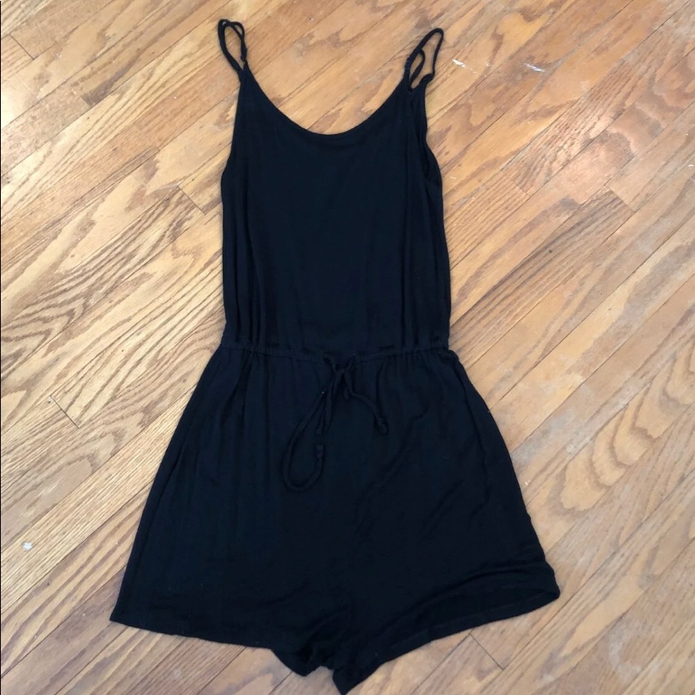 black tank romper